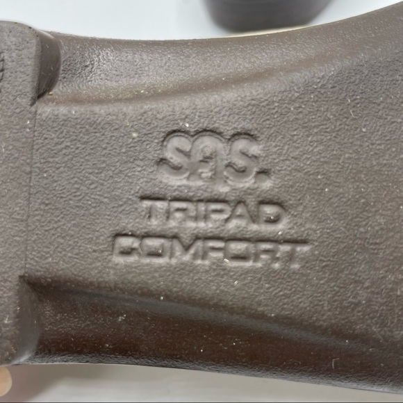 SAS Simplify Lusso Gold Loafers Flats Loafers Moc Tripad Comfort Leather Size 7N - Picture 8 of 16